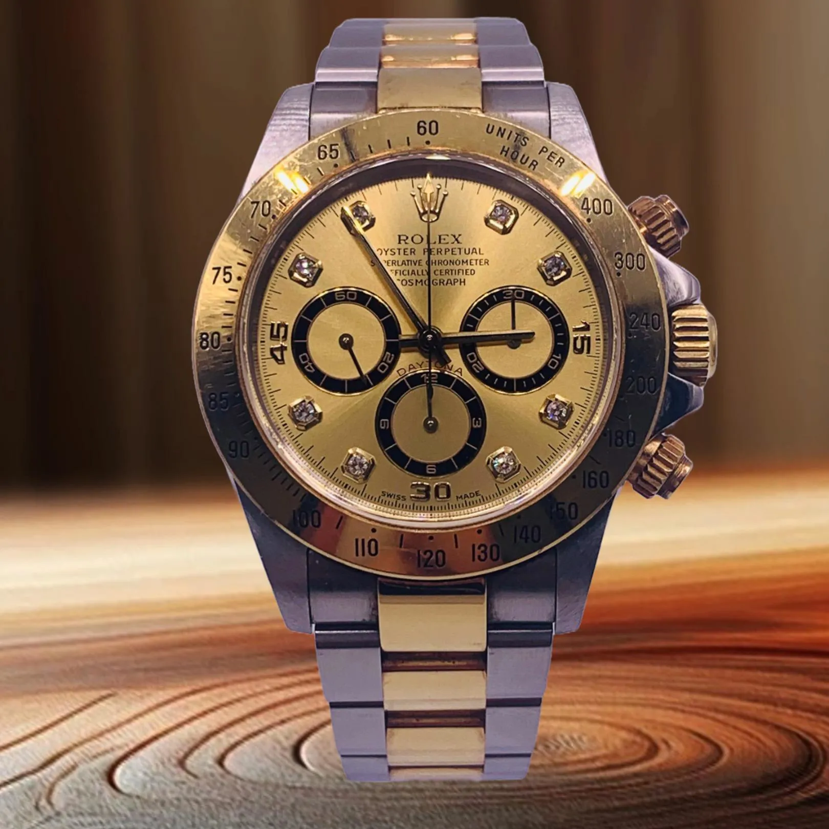 Rolex Daytona 16523 40mm Yellow gold and Stainless steel Champagne