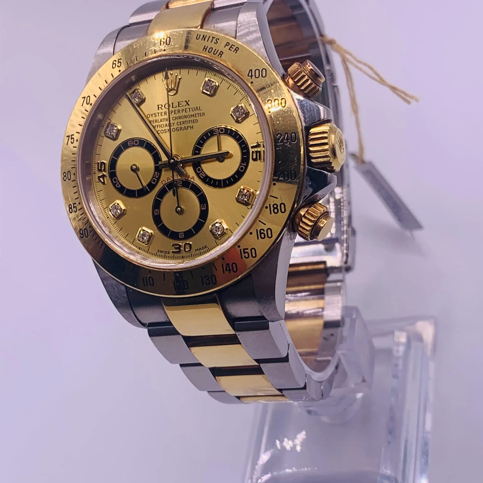 Rolex Daytona 16523 40mm Yellow gold and Stainless steel Champagne 2