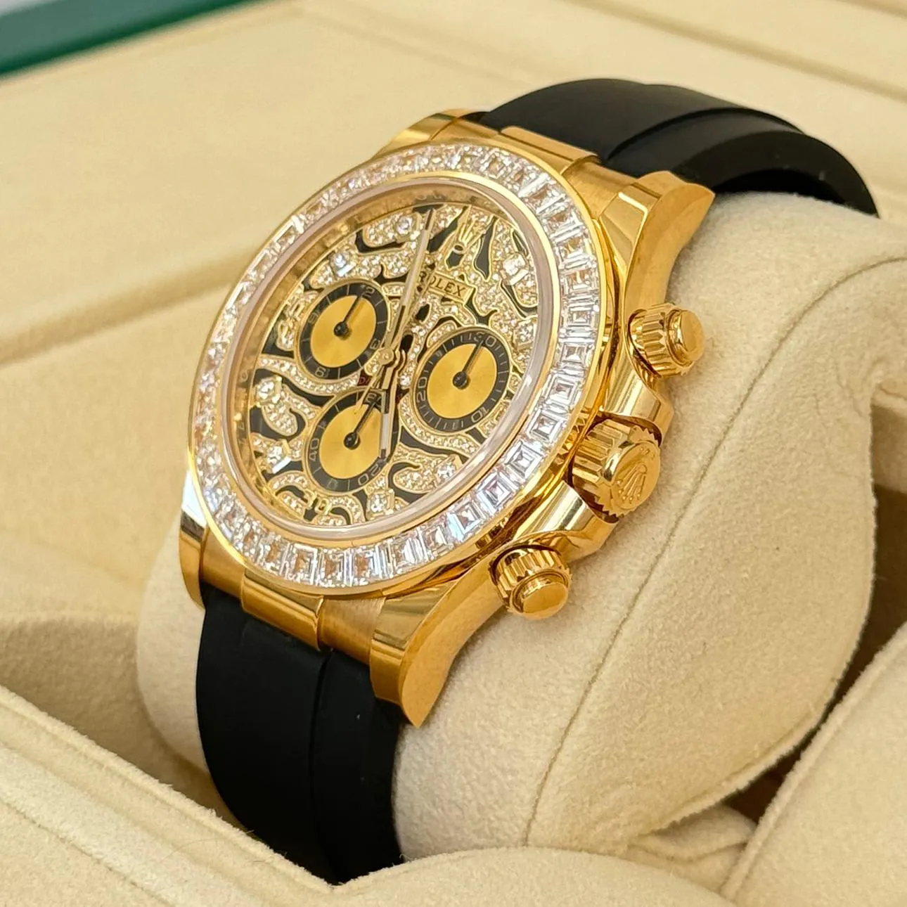 Rolex Daytona 116588TBR 40mm Yellow gold Black and Golden and Artistic dial 1