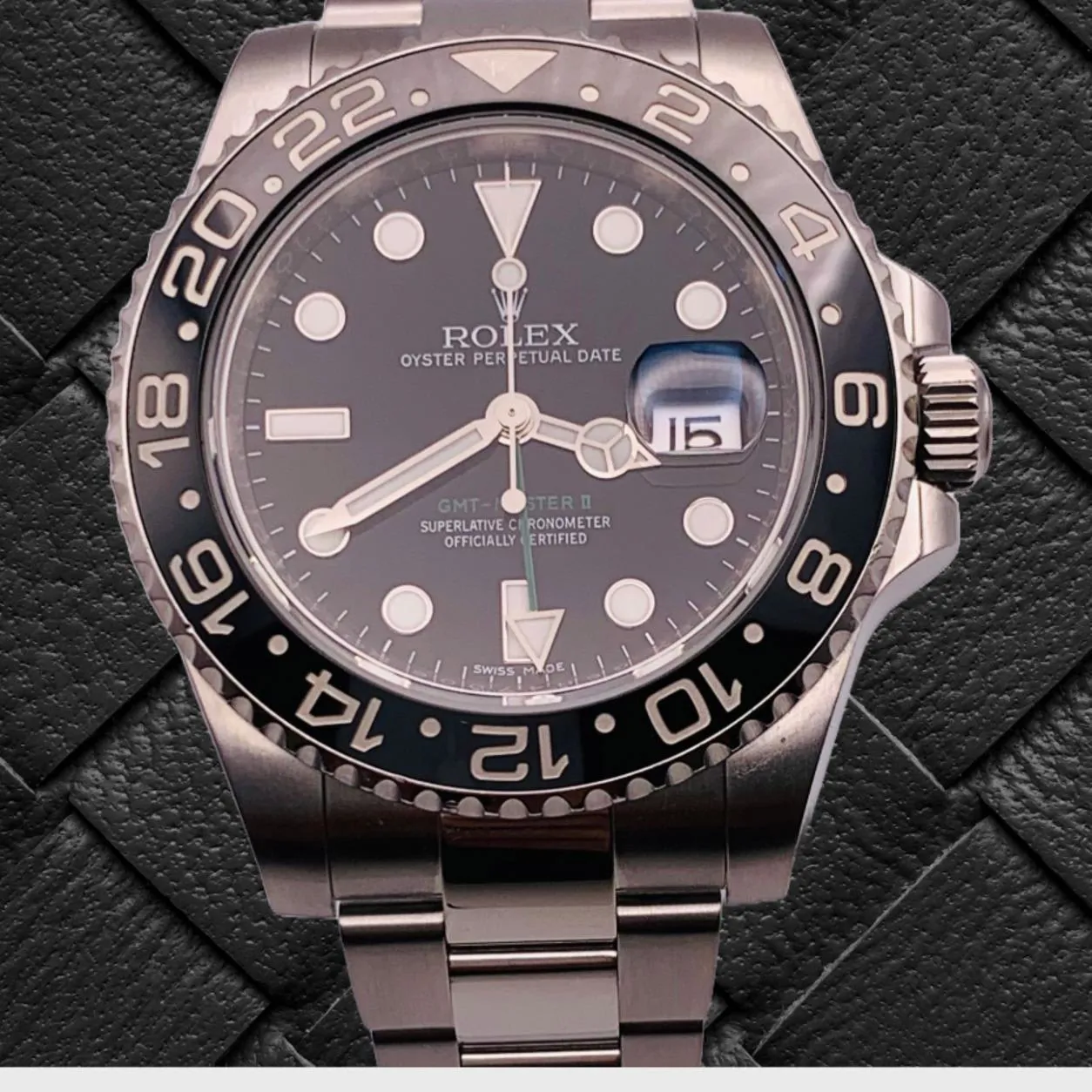 Rolex GMT-Master II 116710LN-0001 40mm Stainless steel Black