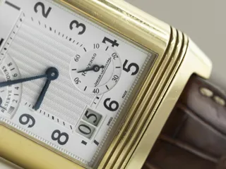 Jaeger-LeCoultre Reverso Grande Date 240.1.15 Yellow gold Silver