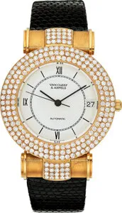 Van Cleef & Arpels Classique 36mm 18k Gold White