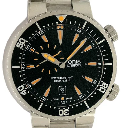 Oris Divers 01 643 7609 8454-07 47mm Stainless steel Black