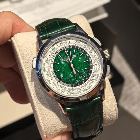 Patek Philippe World Time Chronograph 5930P-001 39.5mm Platinum Green