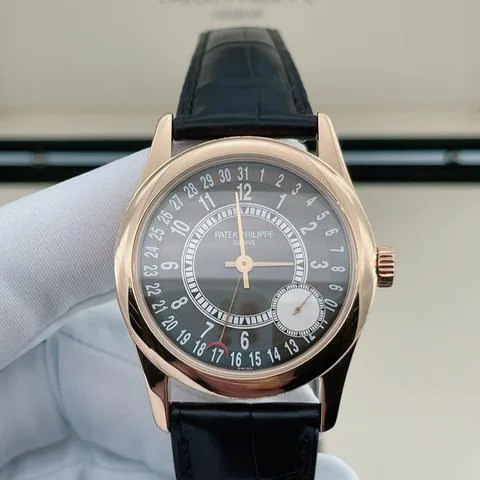 Patek Philippe Calatrava 6000R-001 37mm Rose gold Brown 1