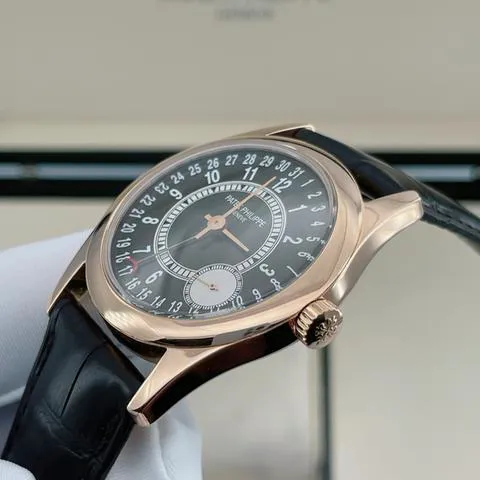 Patek Philippe Calatrava 6000R-001 37mm Rose gold Brown 2