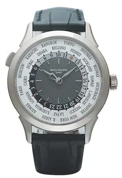 Patek Philippe World Time 5230G-001 38.5mm White gold Gray