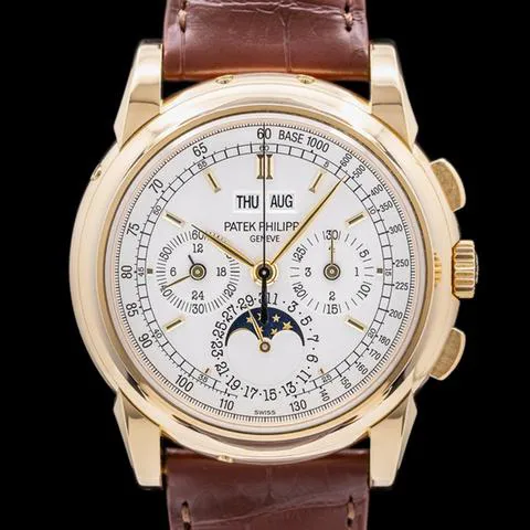 Patek Philippe Perpetual Calendar Chronograph 5970J-001 40mm Yellow gold Silver