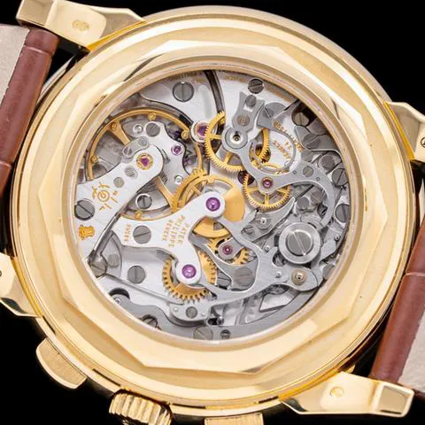 Patek Philippe Perpetual Calendar Chronograph 5970J-001 40mm Yellow gold Silver 5