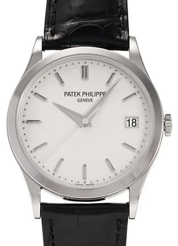 Patek Philippe Calatrava 5296G-010 38mm White gold Silver