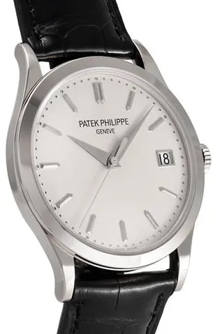 Patek Philippe Calatrava 5296G-010 38mm White gold Silver 1