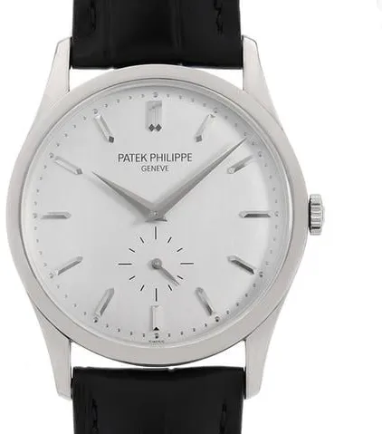 Patek Philippe Calatrava 5196G-001 37mm White gold Silver