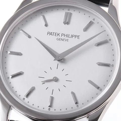 Patek Philippe Calatrava 5196G-001 37mm White gold Silver 5