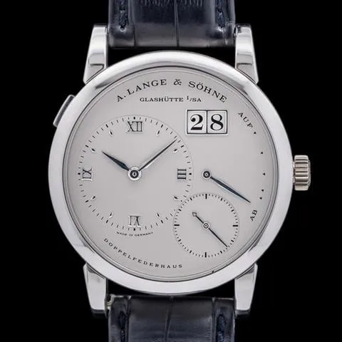 A. Lange & Söhne Lange 1 101.025 38.5mm Platinum Silver