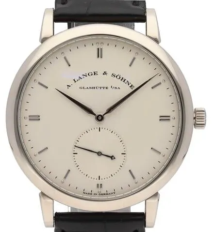 A. Lange & Söhne Saxonia 307.026 41mm White gold Silver