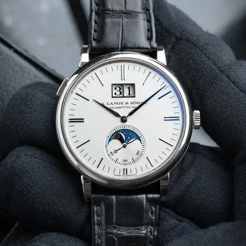 A. Lange & Söhne Saxonia 384.026 40mm White gold Silver 2