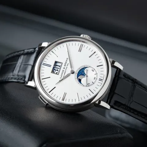 A. Lange & Söhne Saxonia 384.026 40mm White gold Silver 3