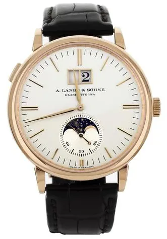 A. Lange & Söhne Saxonia 384.032 40mm Rose gold Silver