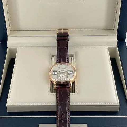 A. Lange & Söhne Zeitwerk 140.032 42mm Rose gold Silver 4