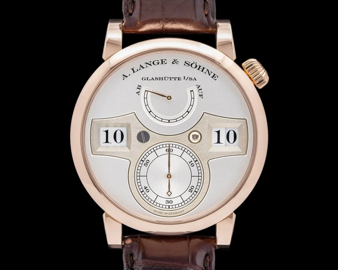 A. Lange & Söhne Zeitwerk 140.032 42mm Rose gold Silver