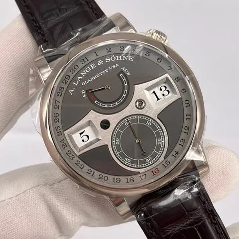 A. Lange & Söhne Zeitwerk 148.038 44mm White gold Gray