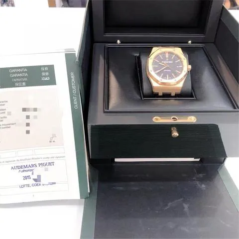 Audemars Piguet Royal Oak 15400OR.OO.D002CR.01 41mm Rose gold Black 2