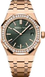 Audemars Piguet Royal Oak 15551OR.ZZ.1356OR.06 Rose gold Green