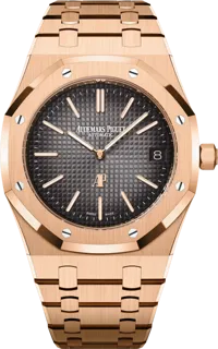 Audemars Piguet Royal Oak 16202OR.OO.1240OR.02 Rose gold Smoked gray