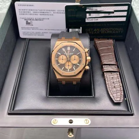 Audemars Piguet Royal Oak 26331OR.OO.D821CR.01 41mm Rose gold Brown