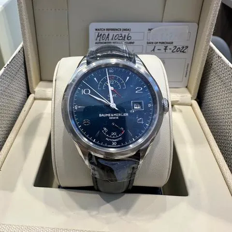 Baume & Mercier Clifton M0A10316 43mm Stainless steel Blue