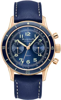 Blancpain Air Command AC02 36B40 63B Red gold Blue