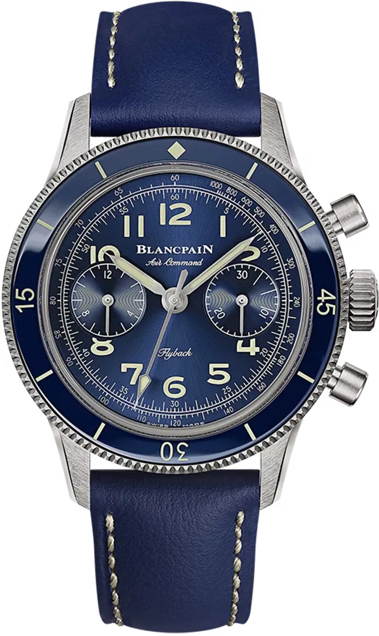 Blancpain Air Command AC03 12B40 63B 36.2mm Titanium Blue