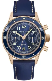 Blancpain Air Command AC02 36B40 63A Rose gold Blue