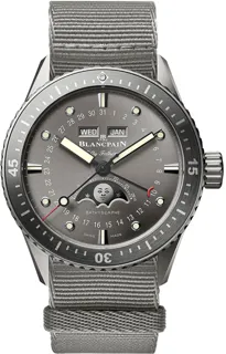 Blancpain Bathyscaphe Quantième Complet Phases de Lune 5054 1210 NAGA 43mm Titanium Gray