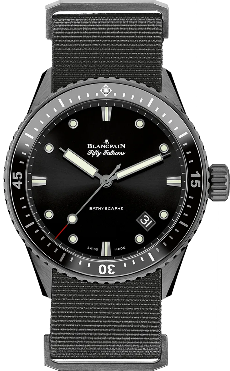 Blancpain Fifty Fathoms 5000-0130-NABA 43.6mm Ceramic Black