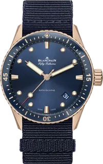 Blancpain Fifty Fathoms 5000 36S40 NAOA Sedna gold Blue