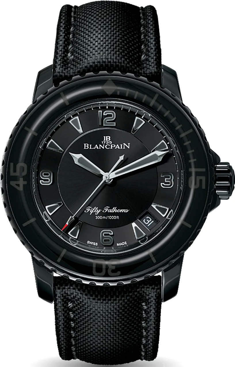 Blancpain Fifty Fathoms 5015-11C30-52A 45mm Stainless steel Black