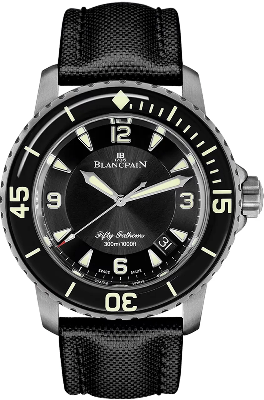 Blancpain Fifty Fathoms 5015 12B30 B52B 45mm Titanium Black