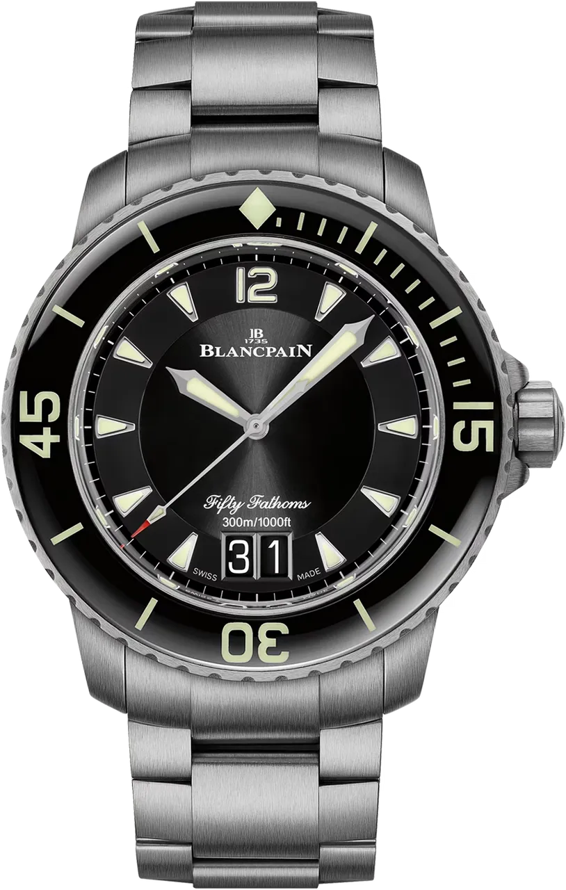 Blancpain Fifty Fathoms 5050 12B30 98B 45mm Titanium Black