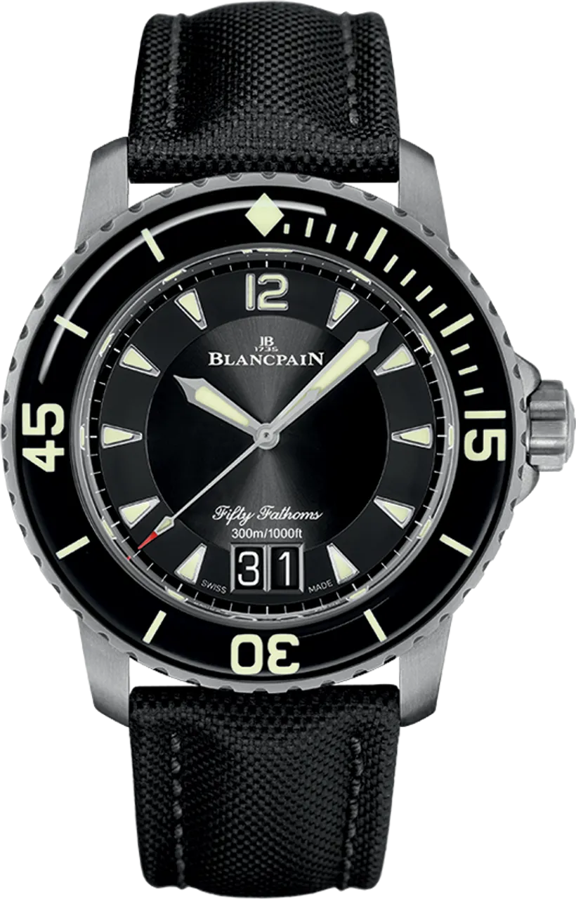 Blancpain Fifty Fathoms 5050-12B30-B52A 45mm Titanium Black