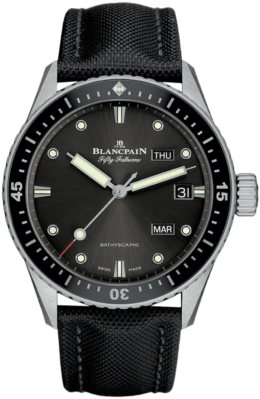 Blancpain Fifty Fathoms 5071-1110-B52A 43mm Stainless steel Gray meteor