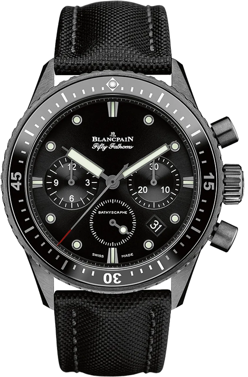 Blancpain Fifty Fathoms 5200-0130-B52A 43mm Stainless steel Black