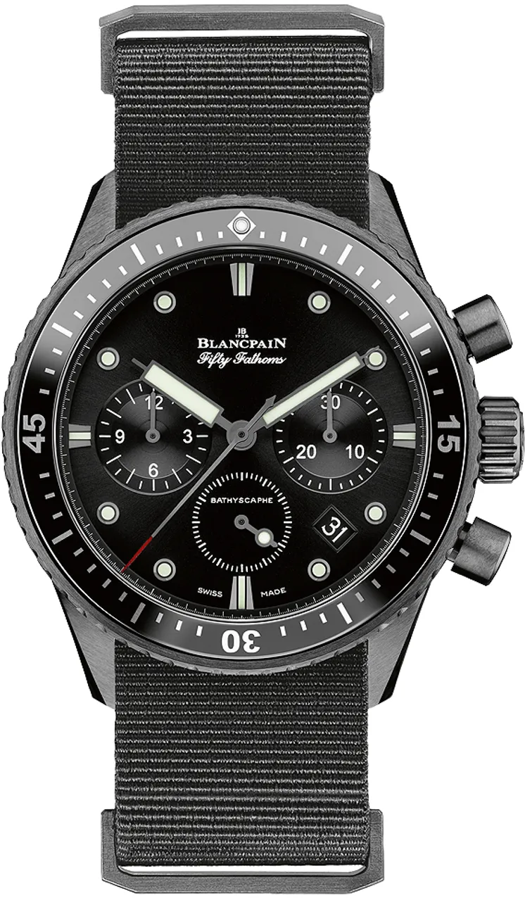 Blancpain Fifty Fathoms 5200-0130-NABA 43.6mm Ceramic Black