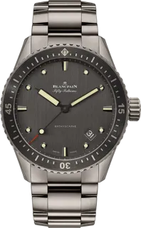 Blancpain Fifty Fathoms Bathyscaphe 5000 1210 98S Titanium Gray