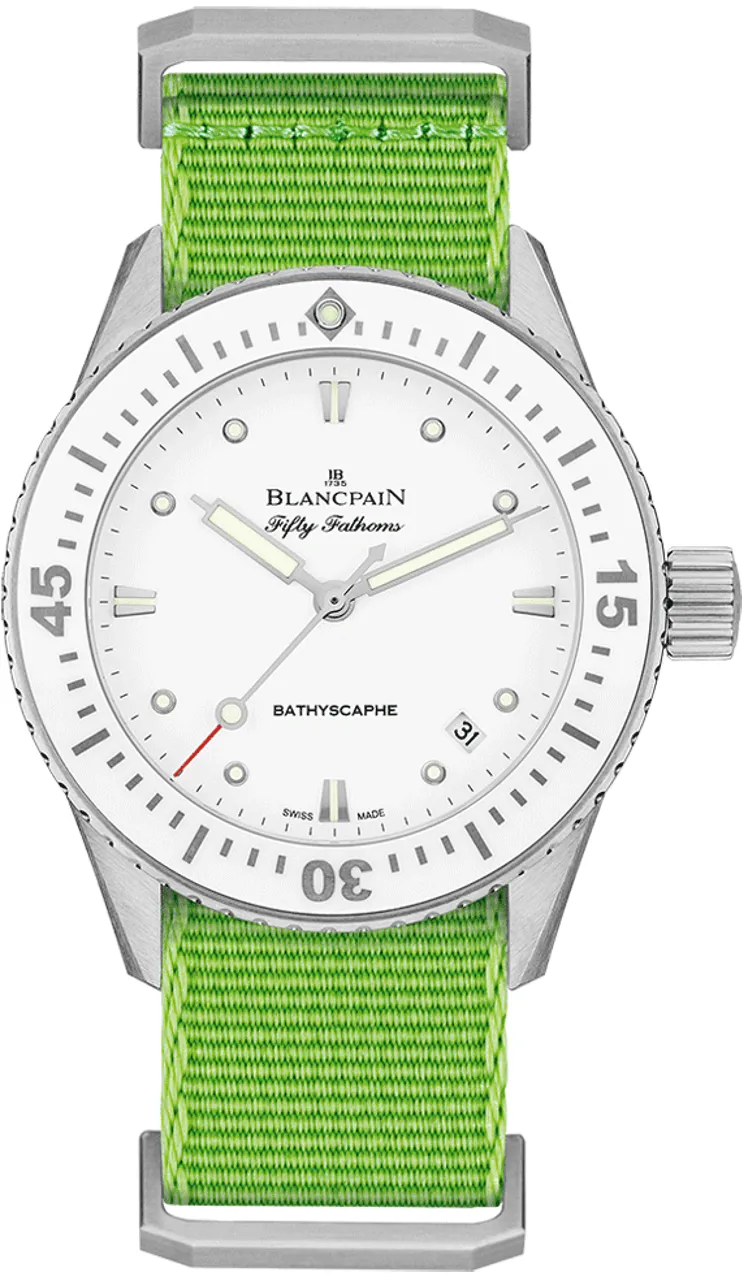 Blancpain Fifty Fathoms Bathyscaphe 5100-1127-NAHA 38mm Stainless steel White