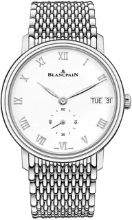 Blancpain Jour Date 6652 1127 MMB Stainless steel White