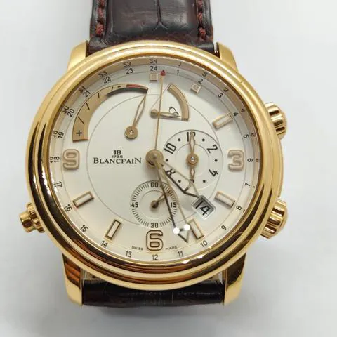 Blancpain Léman Réveil GMT 2841-3642-53B 40mm Rose gold White