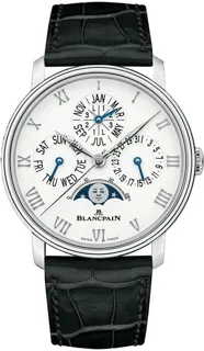 Blancpain Quantième Perpétuel Phases de Lune 6656-1127-55B Stainless steel White