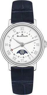 Blancpain Quantième Phases de Lune 6106-1127-55A Stainless steel White