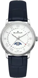 Blancpain Quantième Phases de Lune 6126-1127-55B Stainless steel White